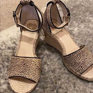 Vince Camuto Cheetah Wedges